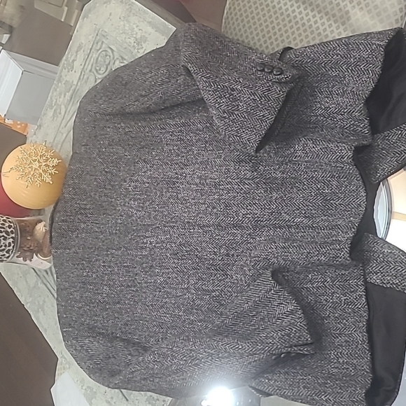 HARRIS TWEED HAND WOVEN 100% VIRGIN SCOTTISH  WOOL BLAZER XL - Picture 7 of 8